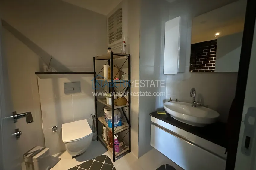 Purchase  2+1 apartment with furniture and sea and mountain views in a luxury complex — Alanya, Mahmutlar district 14 