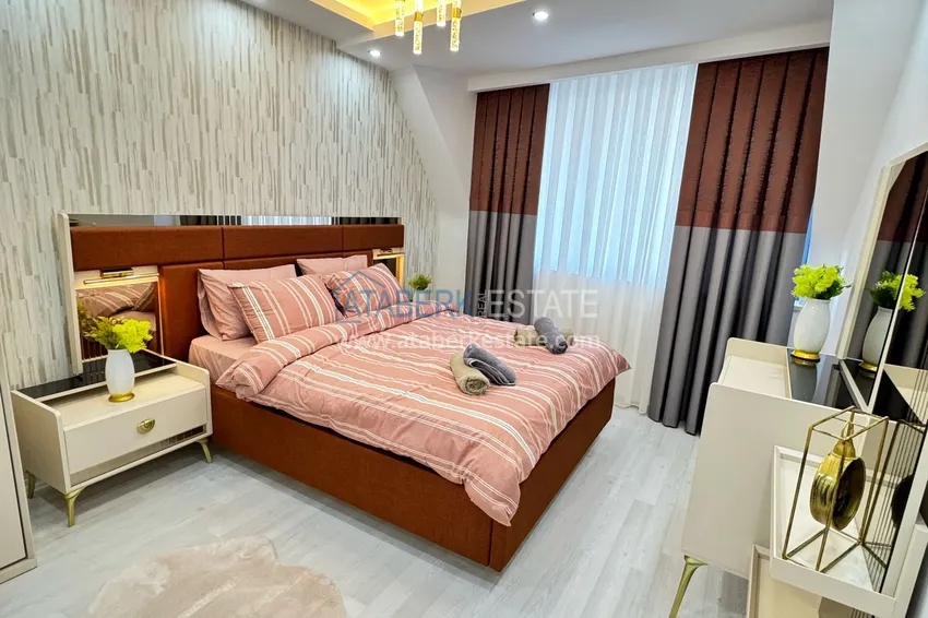 Purchase Furnished 3+1 duplex in a cozy residential complex - Mahmutlar, Alanya 16 