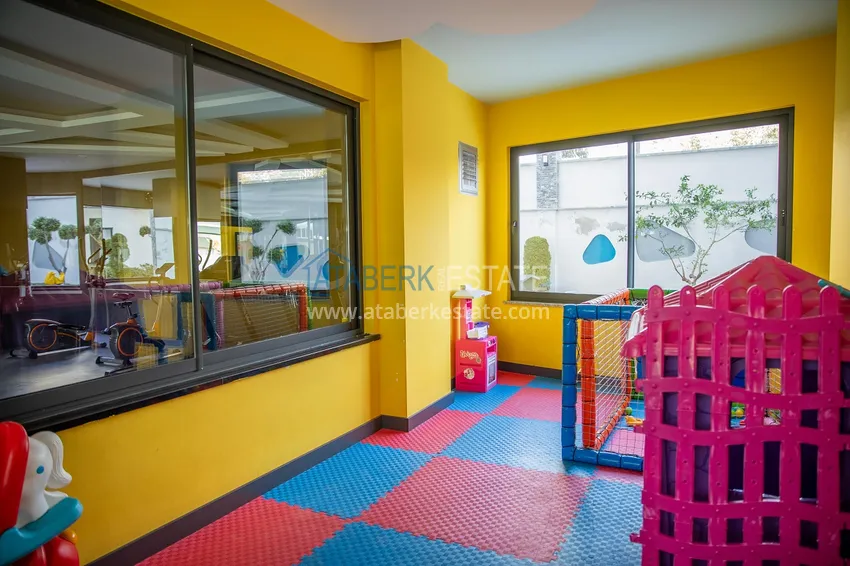 Furnished 2+1 apartment in a comfort-class complex — Alanya center, Cleopatra beach area 19