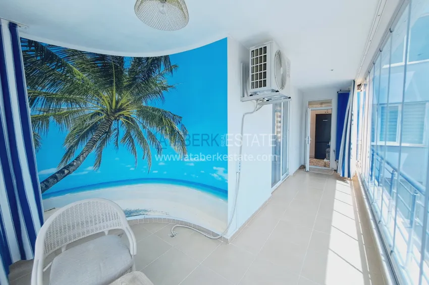 Purchase Apartment 2+1 from the owner — furniture, renovation, glazed balconies, Mahmutlar district 14 