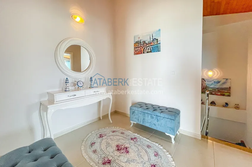 Purchase  Furnished duplex penthouse with sea view — Kestel, Alanya 13 