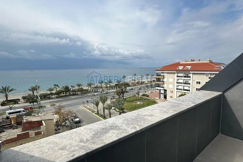 Purchase Duplex penthouse with sea view — a new boutique complex on the beachfront in the Kestel area 15