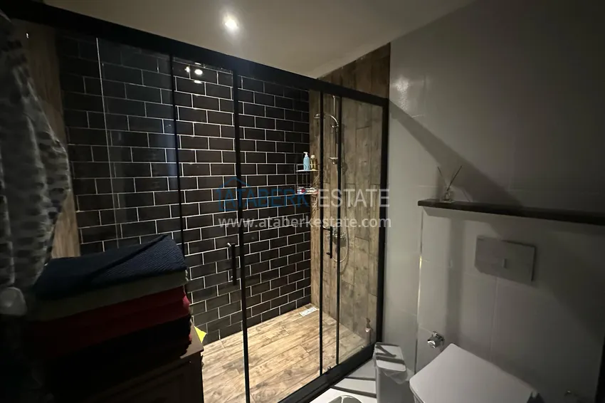 Purchase  2+1 apartment with furniture and sea and mountain views in a luxury complex — Alanya, Mahmutlar district 15 