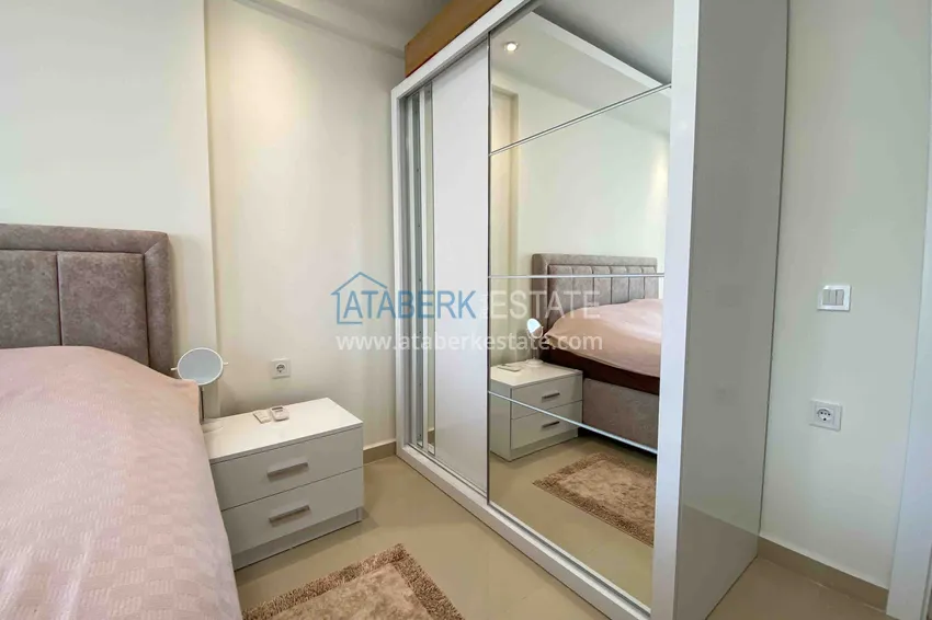 Purchase  Turnkey 1+1 apartment with a glazed balcony in a complex with a private beach — Avsallar, Alanya 15 