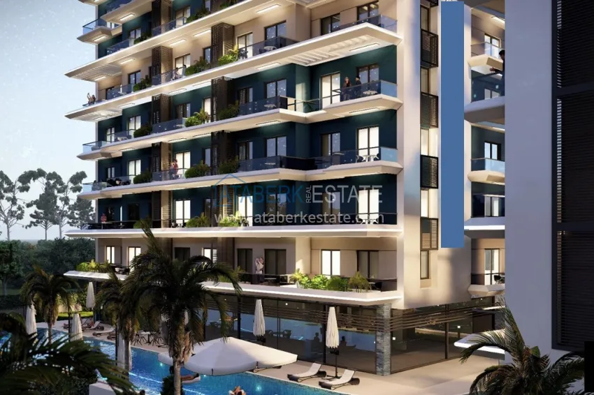 New off-plan project in Avsallar: a residential complex with original architecture 17 