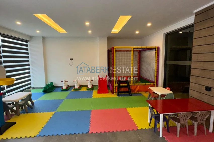 Finished one-bedroom apartment in a comfortable complex — Alanya, Avsallar district 16 