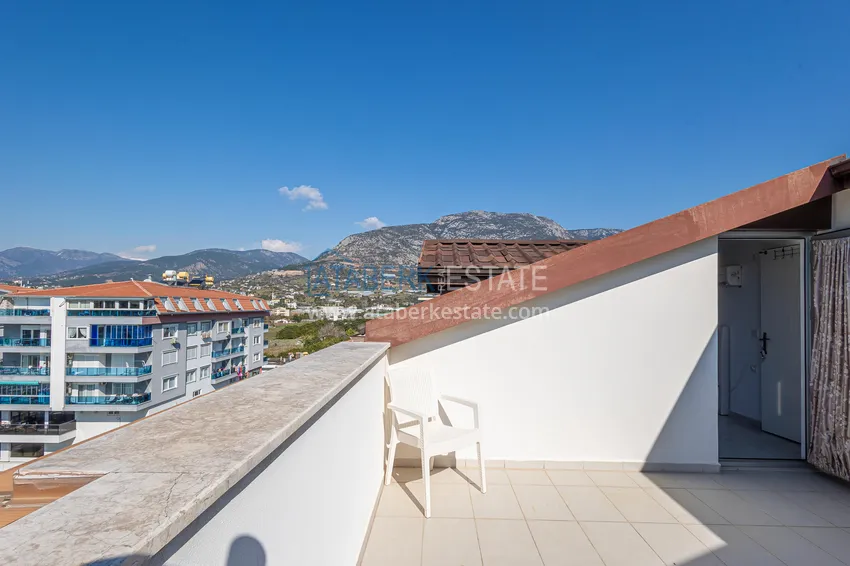 Purchase  Furnished duplex penthouse with mountain views — Alanya, Kestel district 17 