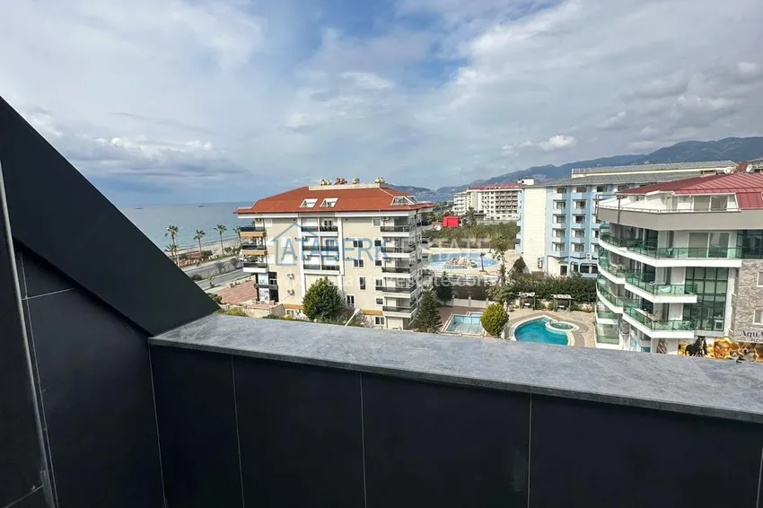 Purchase Duplex penthouse with sea view — a new boutique complex on the beachfront in the Kestel area 16