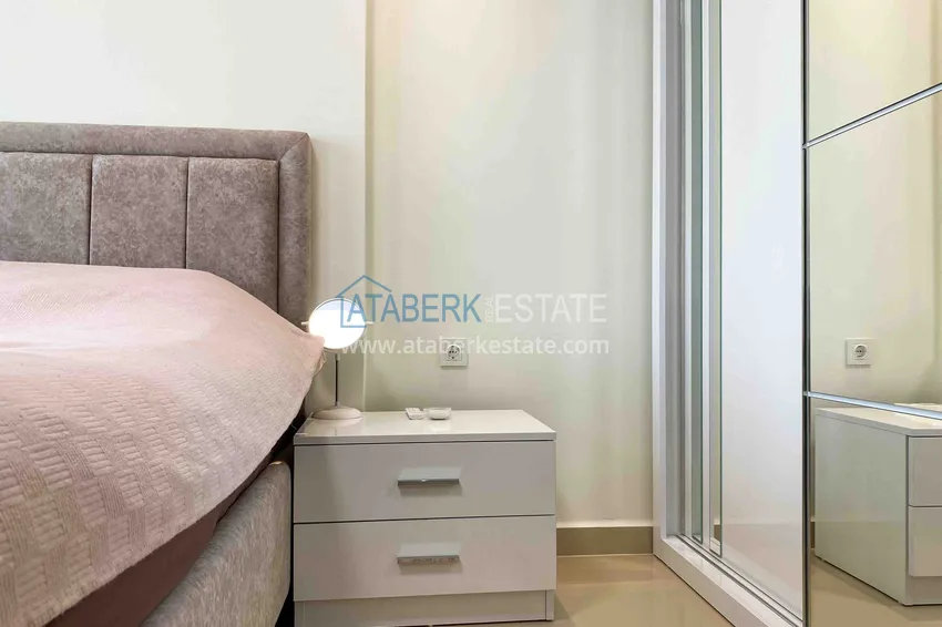 Purchase  Turnkey 1+1 apartment with a glazed balcony in a complex with a private beach — Avsallar, Alanya 16 