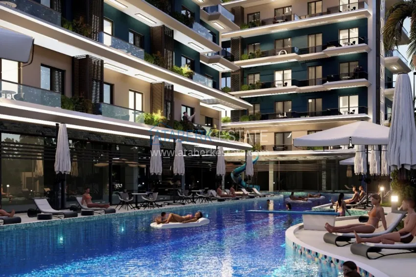 New off-plan project in Avsallar: a residential complex with original architecture 18 