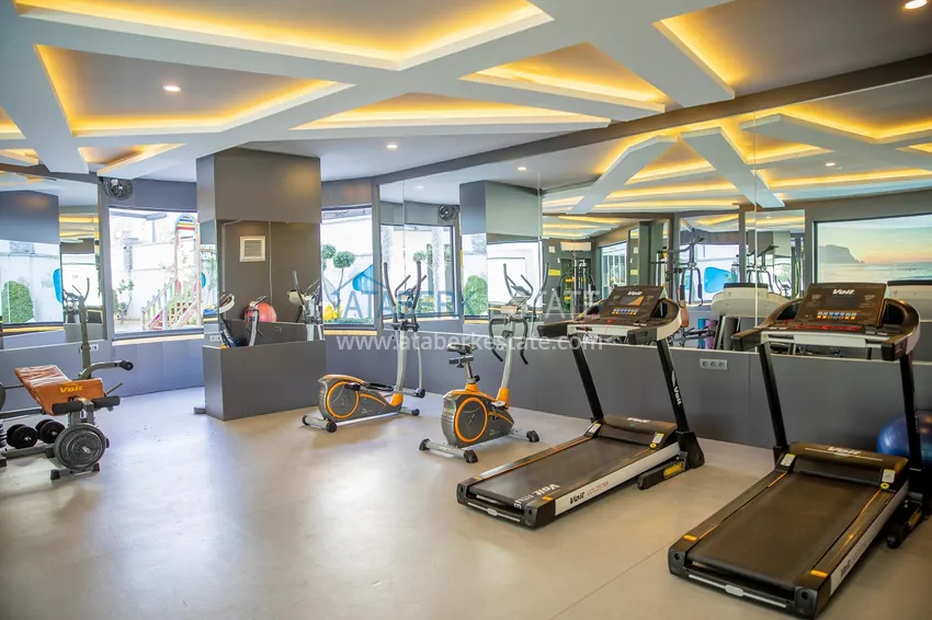 Furnished 2+1 apartment in a comfort-class complex — Alanya center, Cleopatra beach area 21