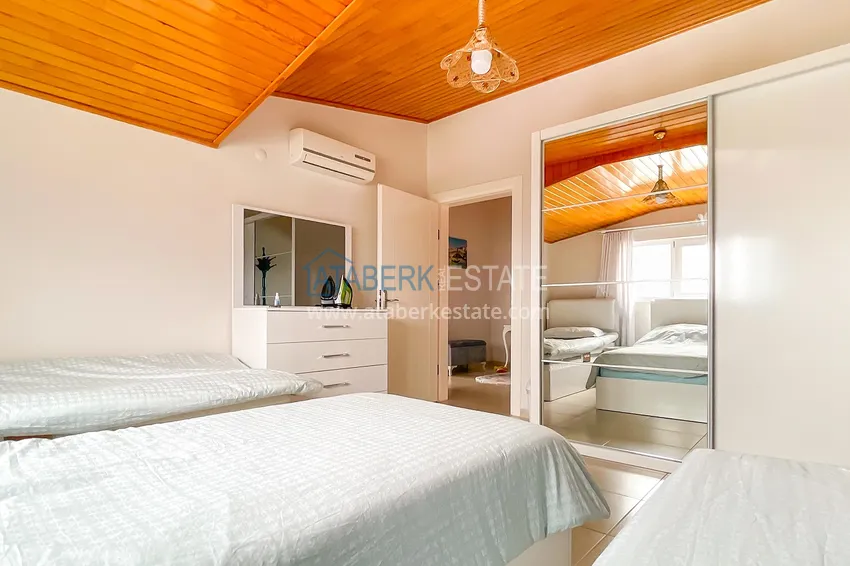 Purchase  Furnished duplex penthouse with sea view — Kestel, Alanya 15 