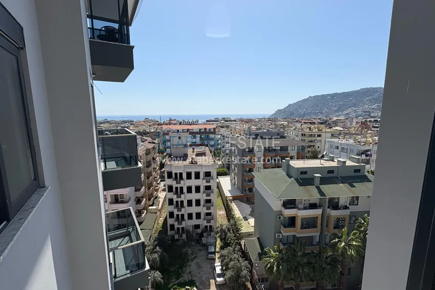 Purchase  1+1 apartment with sea and fortress views - Alanya center  13 