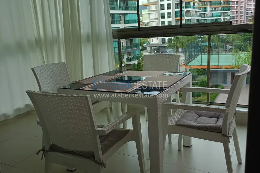 Purchase  Turnkey 1+1 apartment with a glazed balcony in a complex with a private beach — Avsallar, Alanya 17 