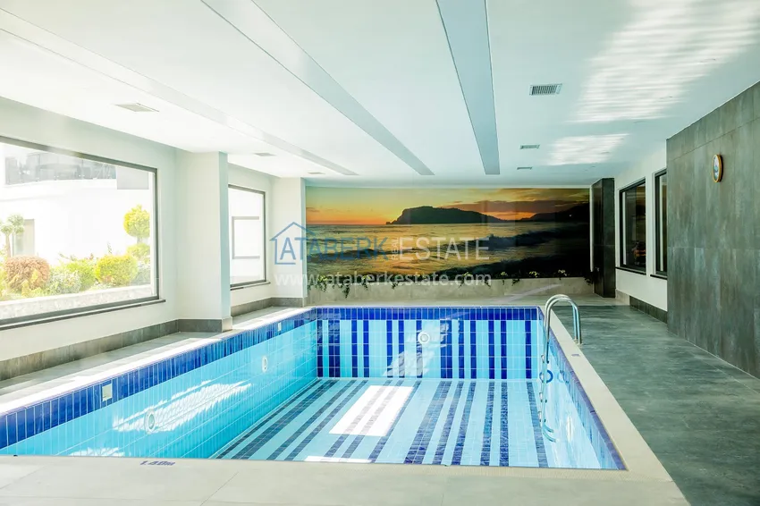 Furnished 2+1 apartment in a comfort-class complex — Alanya center, Cleopatra beach area 23