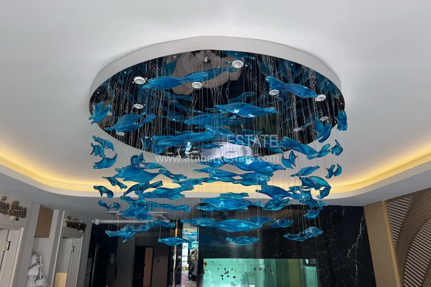 Panoramic 2+1 duplex with furniture in the very center of Alanya — Suitable for short-term rent  19 