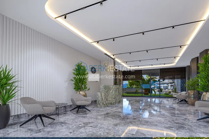 1+1 apartment from an investor in a complex under construction — Alanya, Kestel district 19 