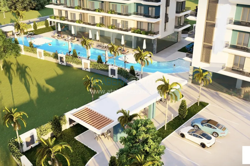 New off-plan project in Avsallar: a residential complex with original architecture 21 