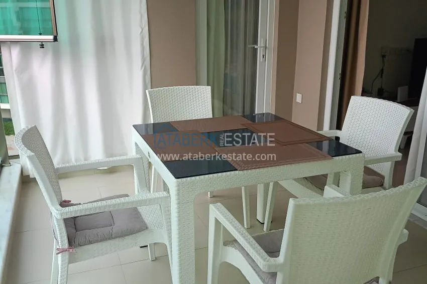 Purchase  Turnkey 1+1 apartment with a glazed balcony in a complex with a private beach — Avsallar, Alanya 19 
