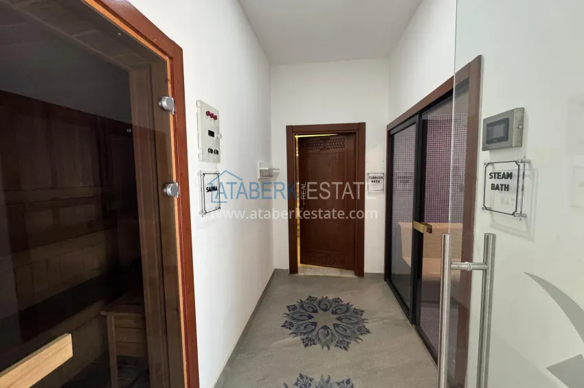 Newly furnished apartment with a glazed balcony in a modern complex - Oba district, Alanya 22 