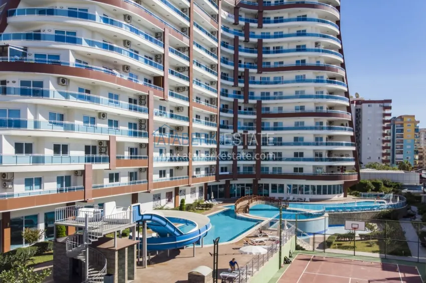 Furnished penthouse studio with mountain views in Mahmutlar, Alanya 3 