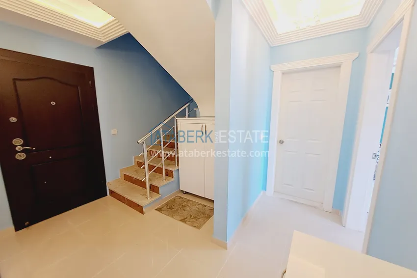 Purchase  3+1 duplex with furniture in a comfortable complex — Alanya, Oba district 1 