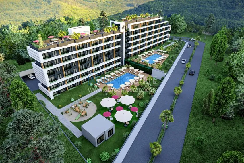 Apartment 1+1 in a complex with a hotel concept — Antalya, Altintash district 1 