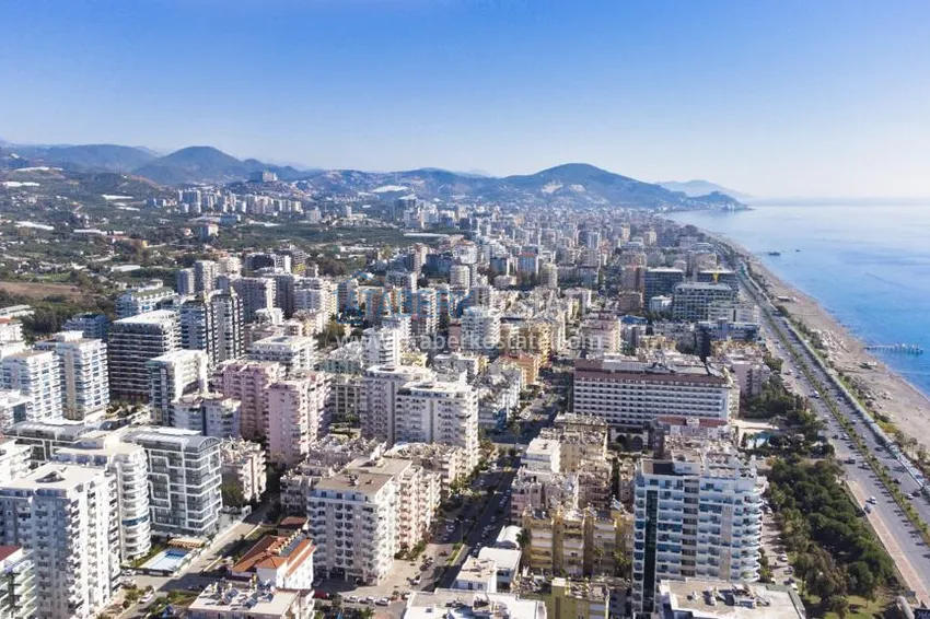 1+1 apartment with panoramic sea views — Mahmutlar district, Alanya, 200 meters from the sea 1 