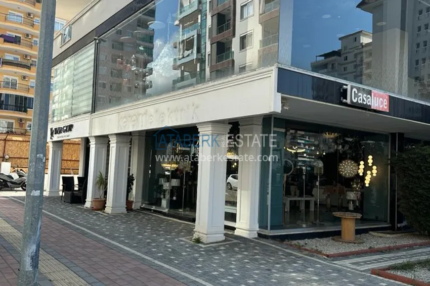 Retail space with a tenant in the Mahmutlar district — suitable for citizenship 1 