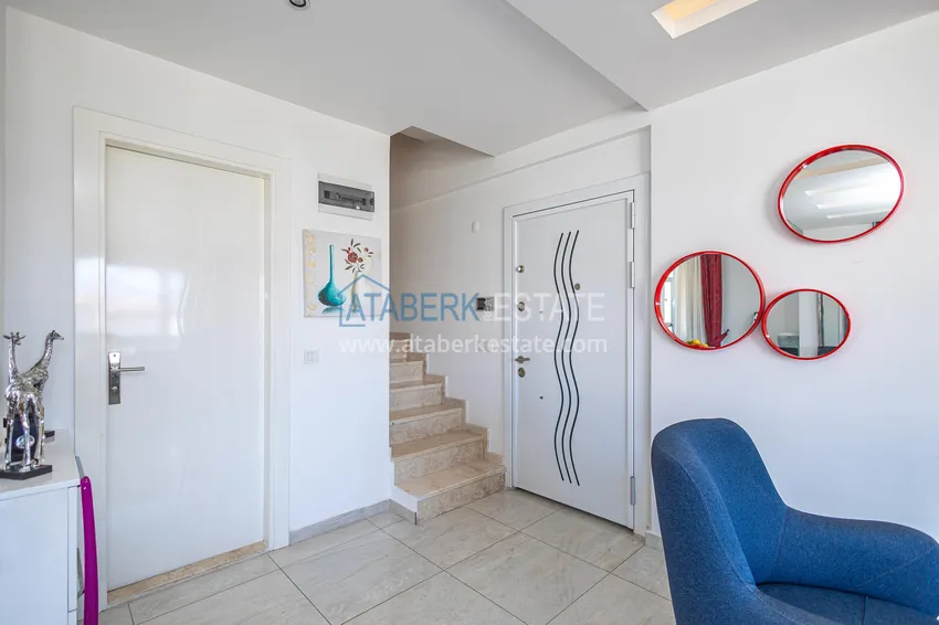 Purchase  Furnished duplex penthouse with mountain views — Alanya, Kestel district 2 