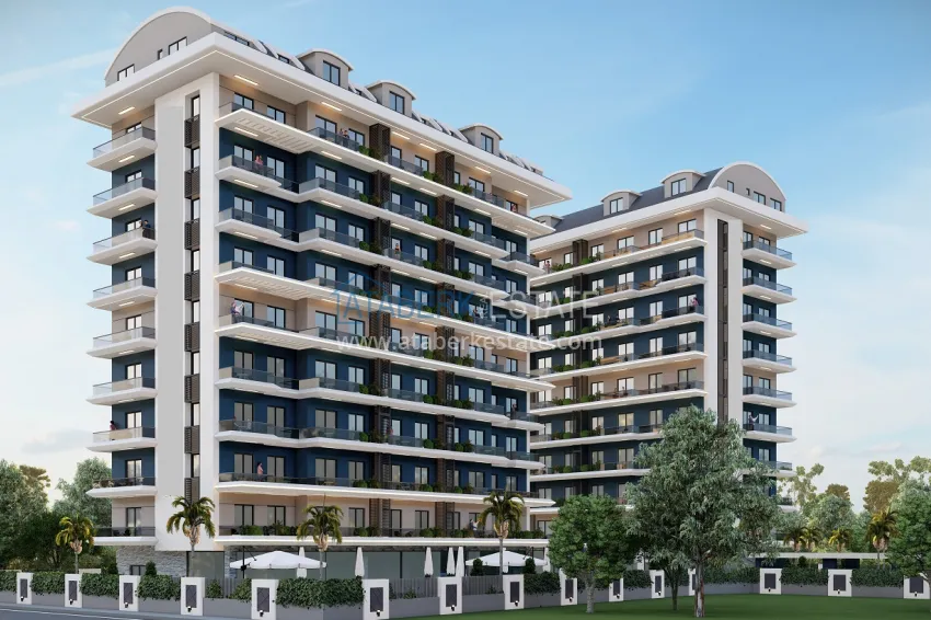 New off-plan project in Avsallar: a residential complex with original architecture 1 