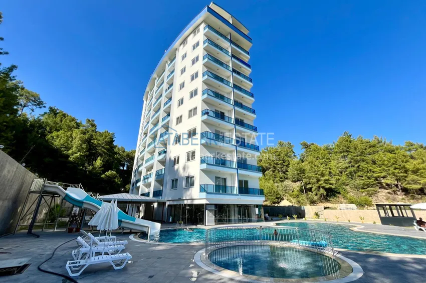 Great price! Turnkey one-bedroom apartment in Alanya, Avsallar district  1 
