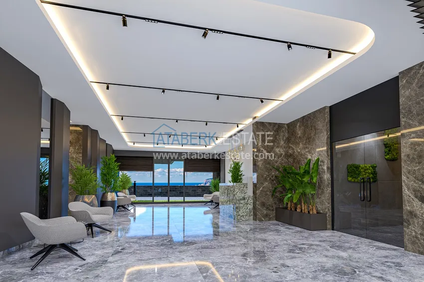 1+1 apartment from an investor in a complex under construction — Alanya, Kestel district 20 