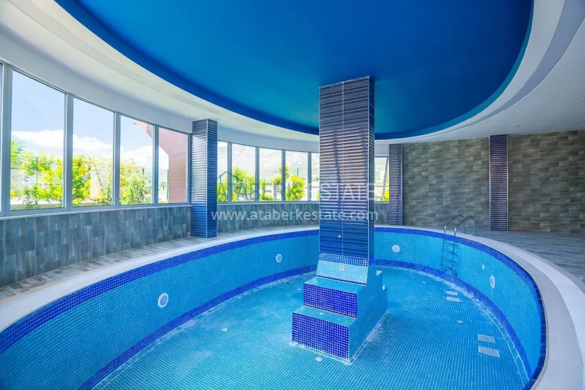 Furnished penthouse studio with mountain views in Mahmutlar, Alanya 22 