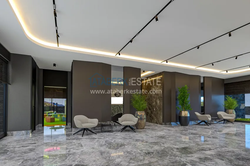 1+1 apartment from an investor in a complex under construction — Alanya, Kestel district 21 