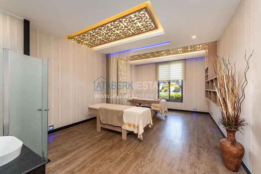 Turnkey 1+1 apartment with a glazed balcony in a complex with a private beach — Avsallar, Alanya 29 