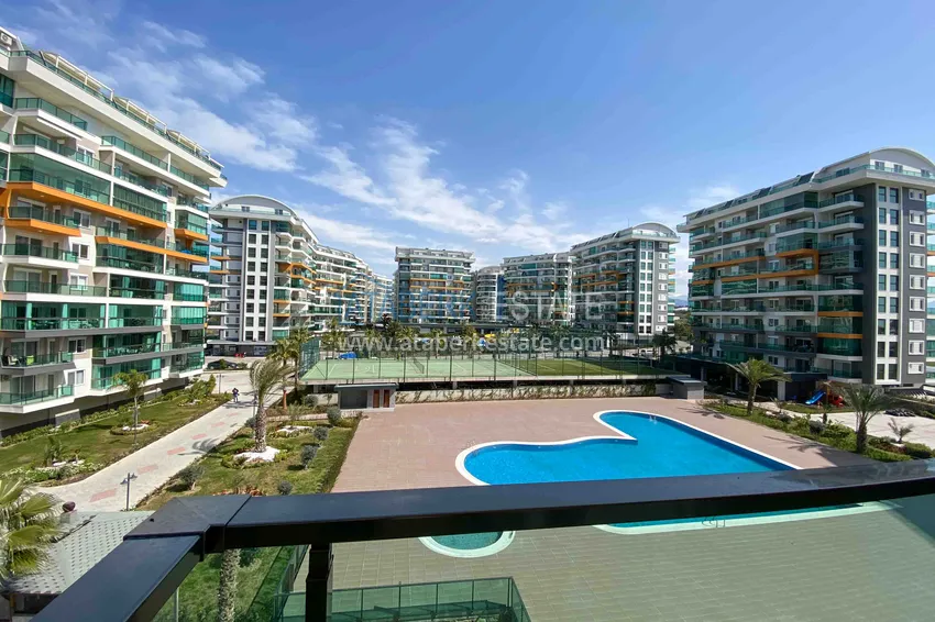 Purchase  Turnkey 1+1 apartment with a glazed balcony in a complex with a private beach — Avsallar, Alanya 21 