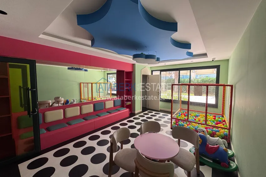 Panoramic 2+1 duplex with furniture in the very center of Alanya — Suitable for short-term rent  22 