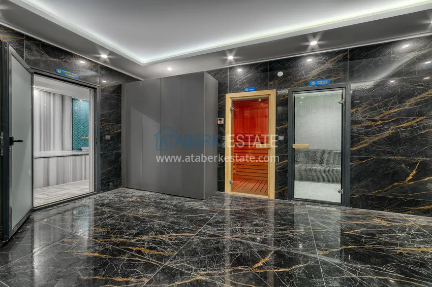 Finished one-bedroom apartment in a comfortable complex — Alanya, Avsallar district 21 