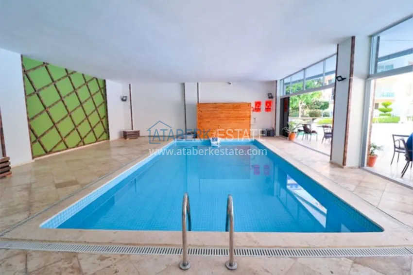 Apartment 1+1 with furniture, sea view and glazed balcony - Alanya, Mahmutlar district 23 