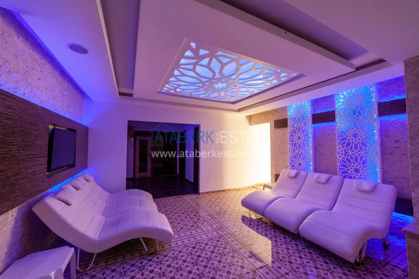 Furnished 2+1 apartment in a complex with hotel infrastructure — Avsallar district 25 