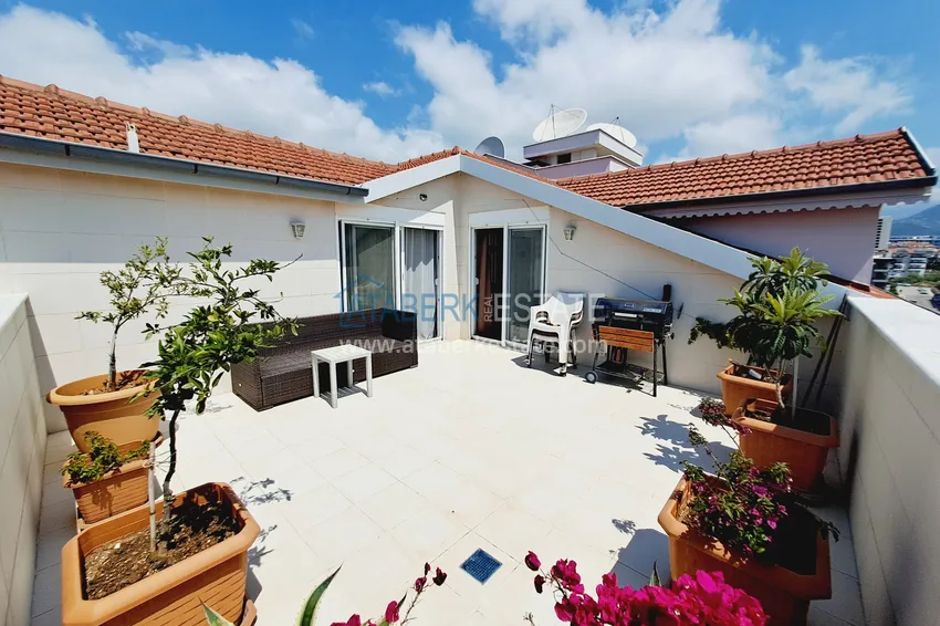 Purchase  3+1 duplex with furniture in a comfortable complex — Alanya, Oba district 25 