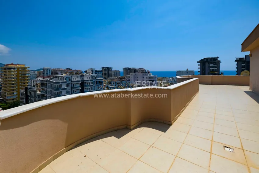 Purchase  4+1 penthouse duplex with mountain and sea views — Alanya, Mahmutlar district  26 