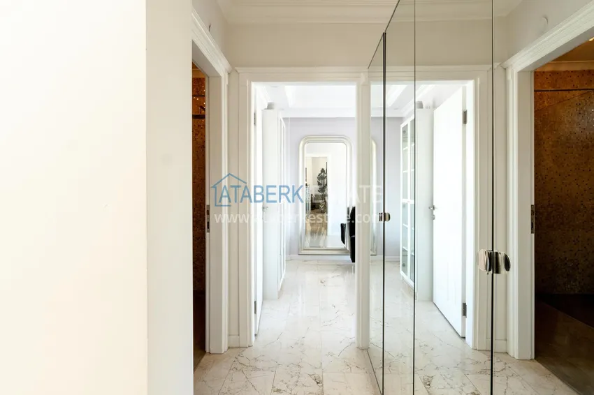 Purchase  Furnished 3+1 villa in Alanya, with spectacular panoramic views — Tepe mountain area 28 