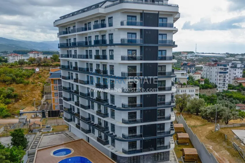 New 2+1 apartment with panoramic sea and mountain views - Alanya, Avsallar 1 