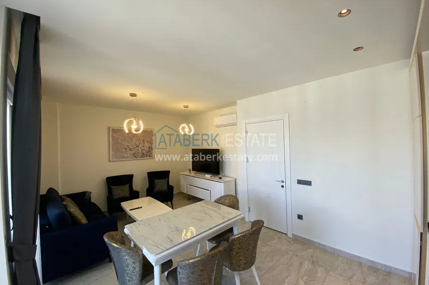 Purchase  Panoramic 2+1 duplex with furniture in the very center of Alanya — Suitable for short-term rent  2 
