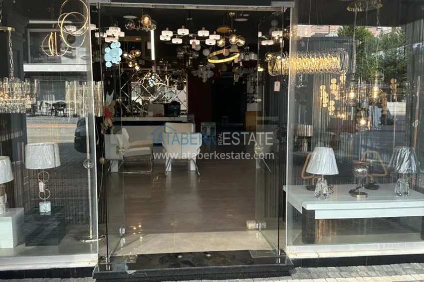 Retail space with a tenant in the Mahmutlar district — suitable for citizenship 2 
