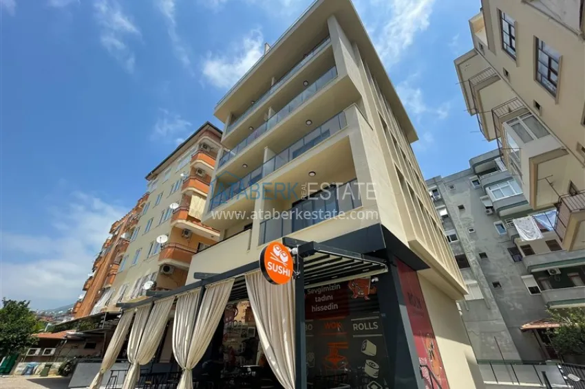 Modern 1+1 apartment in the center of Alanya, Cleopatra beach area 2 