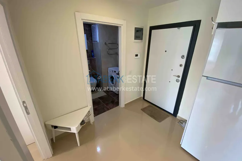 Purchase  Turnkey 1+1 apartment with a glazed balcony in a complex with a private beach — Avsallar, Alanya 2 