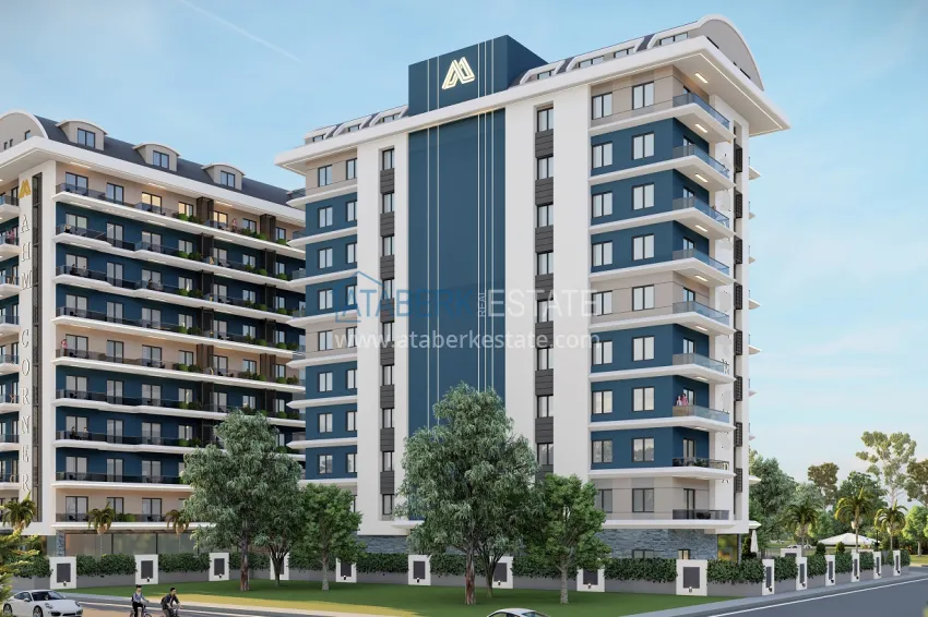 New off-plan project in Avsallar: a residential complex with original architecture 4 